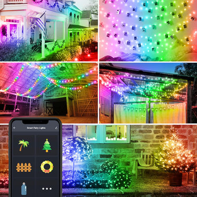 Outdoor Ip44 Waterproof Amazon Alexa Smart Light Bulbs Remote Control Decorative String